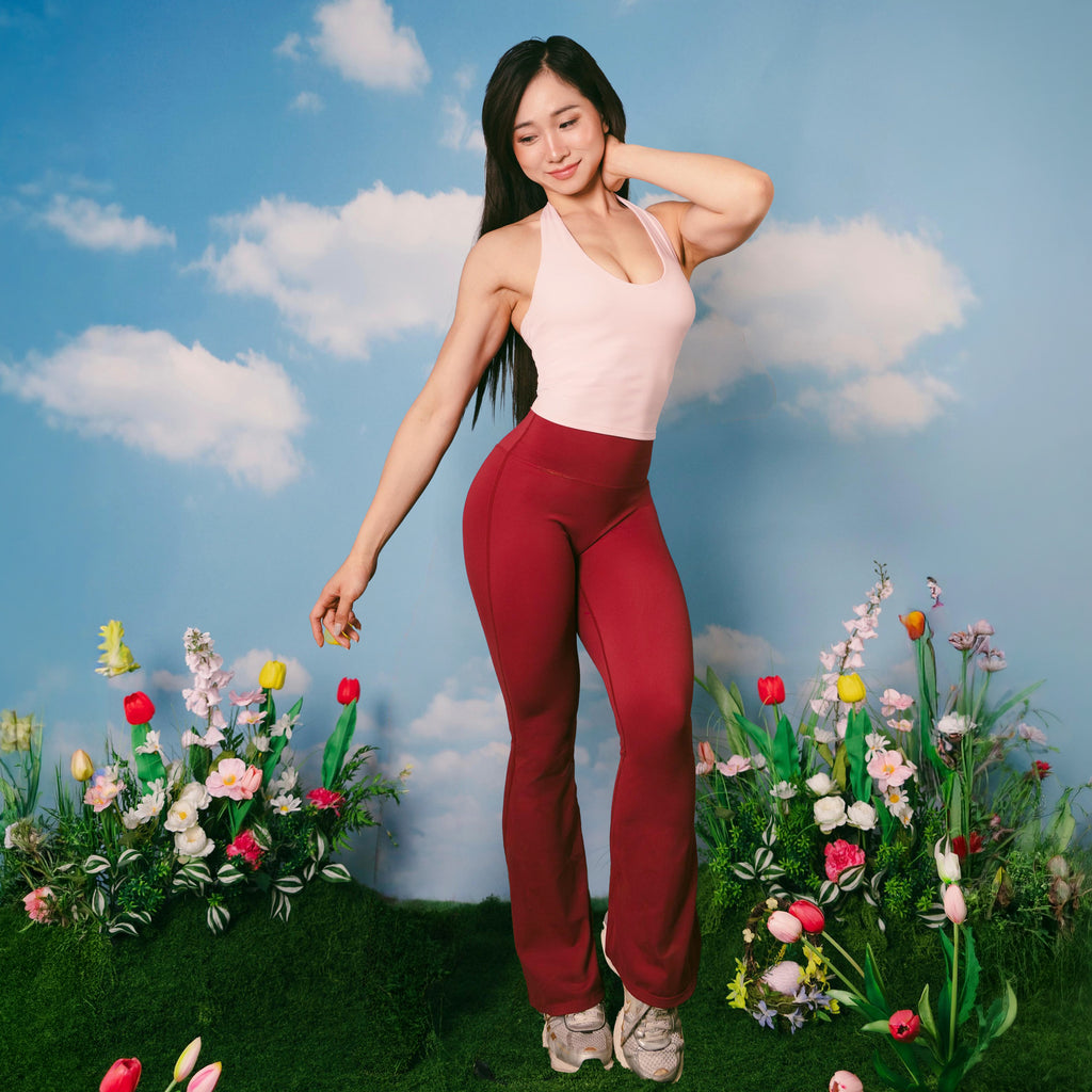 Virginia Flare Leggings - 玫瑰紅