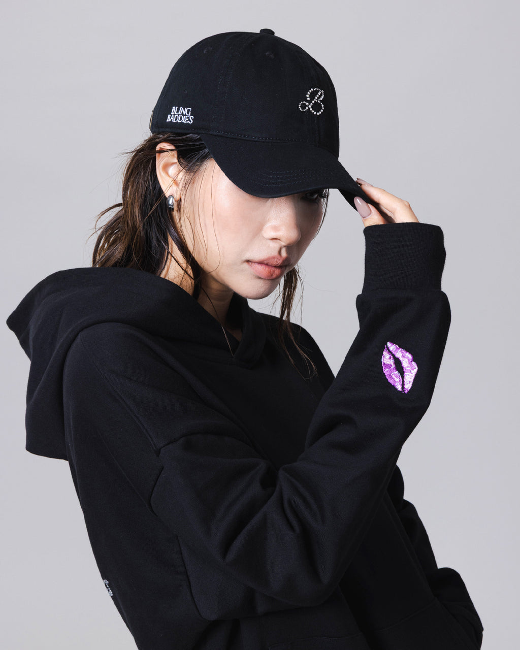 閃鑽 KISSES 連帽衛衣 ✦ Midnight Collection